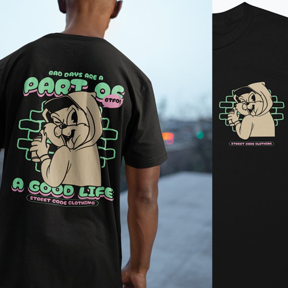 Bad Days | Graphic T-shirt | Custom Made | Bootleg | Retro | Street Wear
